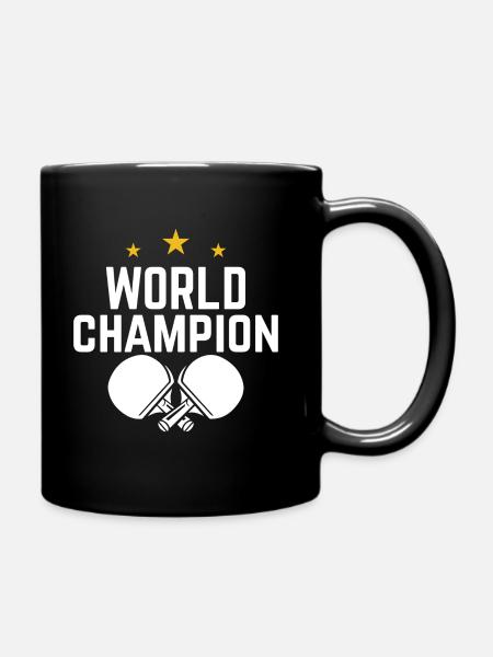 Tennis de table tennis de table - Mug uni - noir