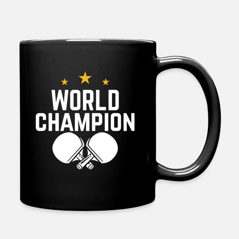 Tennis de table tennis de table - Mug uni - noir