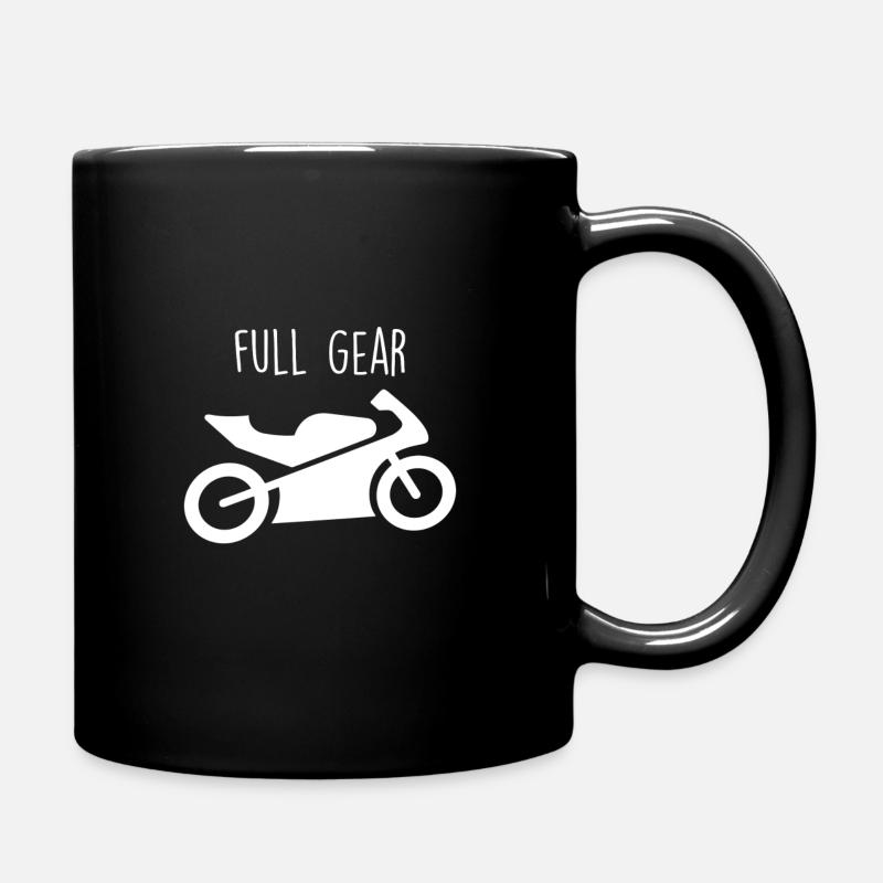 Motorrad - Tasse einfarbig - Schwarz