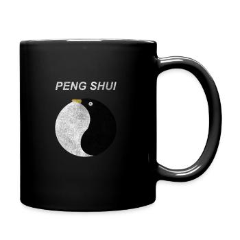 Peng Shui - Feng shui, China, penguin, gift - Full Colour Mug - black - Right