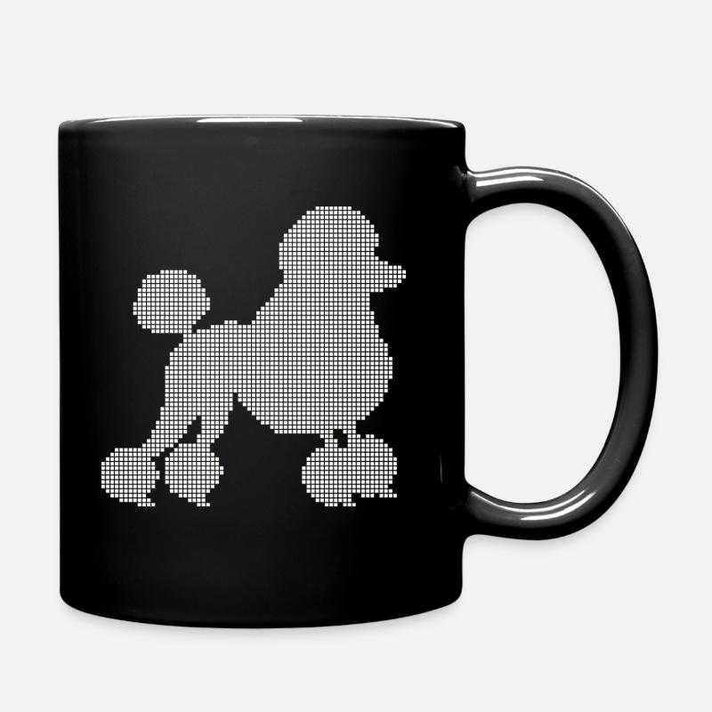 caniche - Mug uni - noir