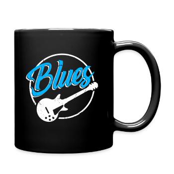 Blues Guitar Music Guitarist Band Gift Solo - Mug uni - noir - Droite