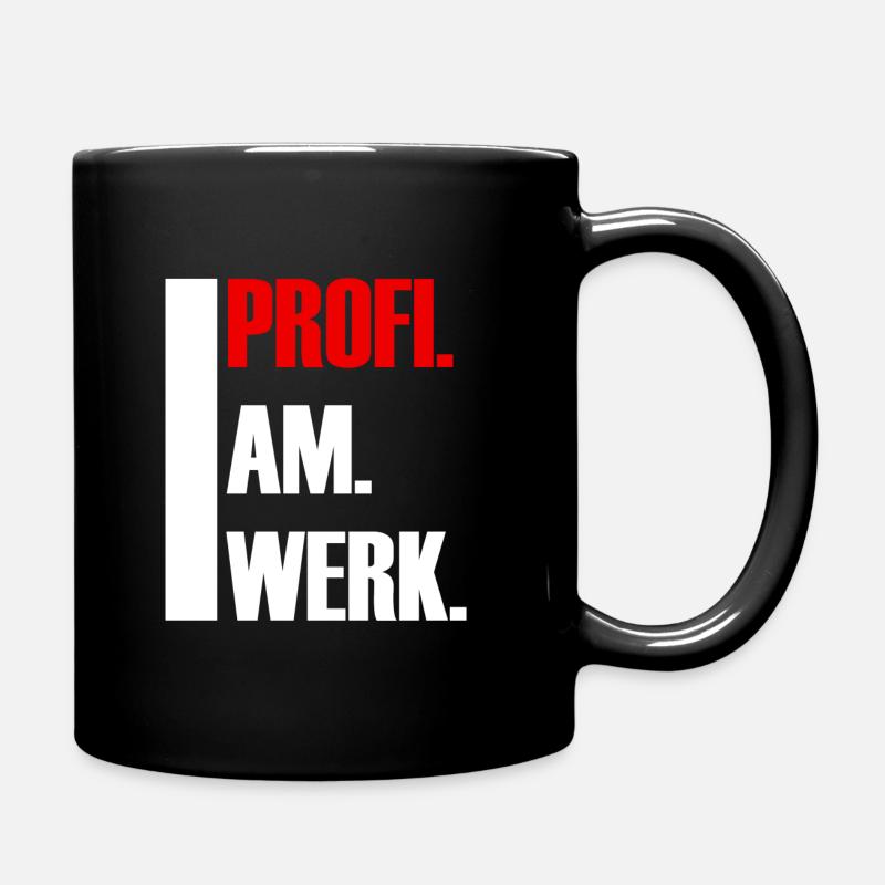 profi - Tasse einfarbig - Schwarz