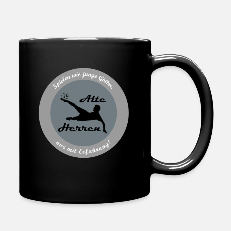 Alte Herren AH Alt Herren Mannschaft Team Geschenk - Tasse einfarbig - Schwarz