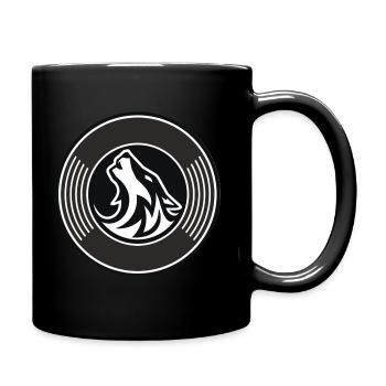 LE LOGO DE L’ÉQUIPE WOLF - Mug uni - noir - Droite