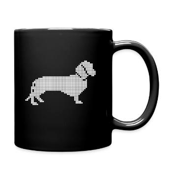 Dackel - Mug uni - noir - Droite