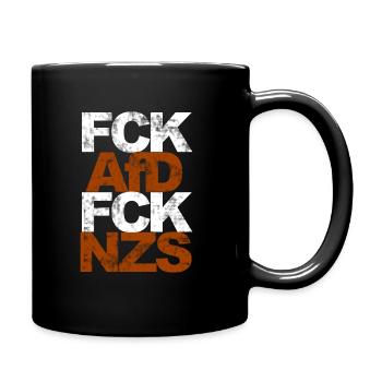 FCK AFD FCK NZS - Tasse einfarbig - Schwarz - Rechts