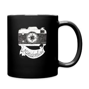 Kompass camera utstrengstrang In photographer gift - Full Colour Mug - black - Right