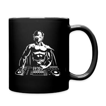 dj - Full Colour Mug - black - Right
