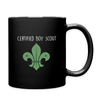 Certified Boy Scout Scout - Full Colour Mug - black - Right