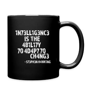 Lustiger Spruch Mathe Physik Astronomie Geschenk - Tasse einfarbig - Schwarz - Rechts
