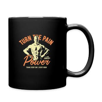 power - Full Colour Mug - black - Right