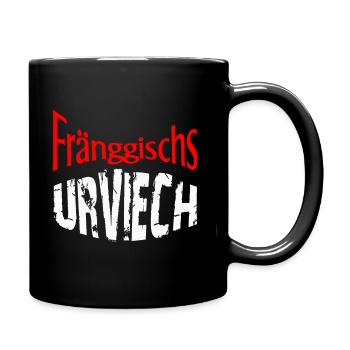Fränggisch's Urviech Fränkisches Urviech - Mug uni - noir - Droite
