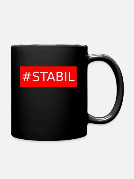 #STABIL - Tasse einfarbig - Schwarz