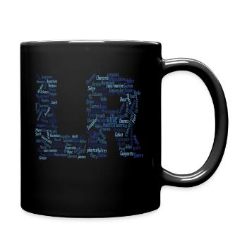 La Rochelle LR - Mug uni - noir - Droite