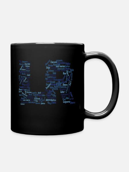 La Rochelle LR - Mug uni - noir