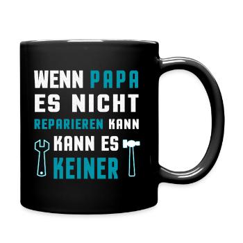 Best Dad Saying Funny Funny Fun Gift Idea - Full Colour Mug - black - Right