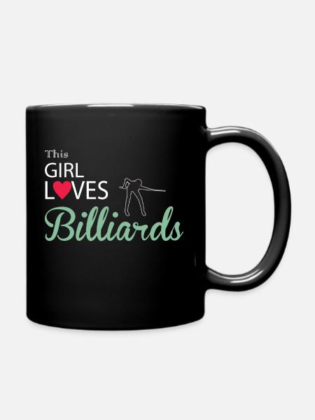 Billiard - Tasse einfarbig - Schwarz