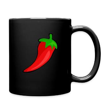 Chili pepperoni poivrons poivrons moisson de jardin potager - Mug uni - noir - Droite