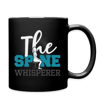 The Spine Whisperer, Chiropractor Physio Masseur - Full Colour Mug - black - Right