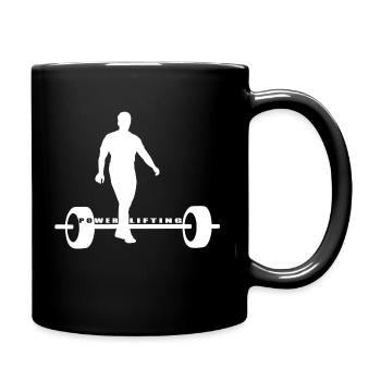 Power Lifting - Full Colour Mug - black - Right
