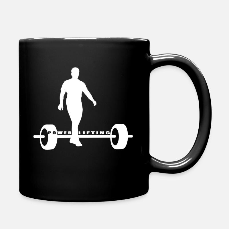Power Lifting - Full Colour Mug - black