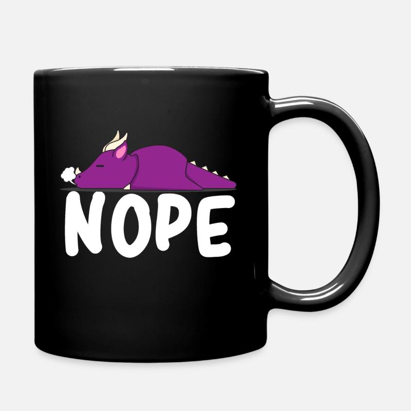 Drache - Tasse einfarbig - Schwarz