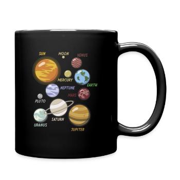 Univers Planètes Collection Comic Cadeau Cool - Mug uni - noir - Droite