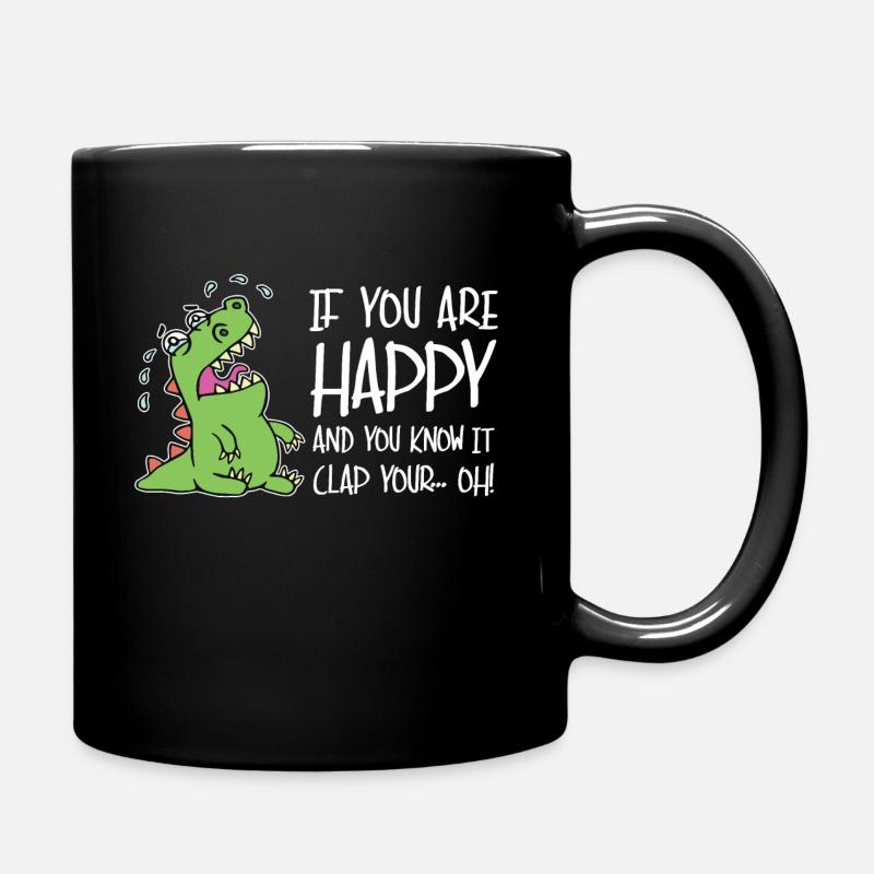 Dinosaures - Mug uni - noir