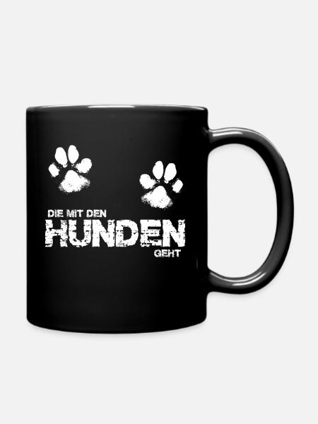 Le chien va 3 - Mug uni - noir