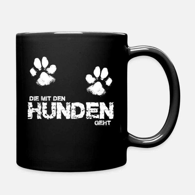 Le chien va 3 - Mug uni - noir