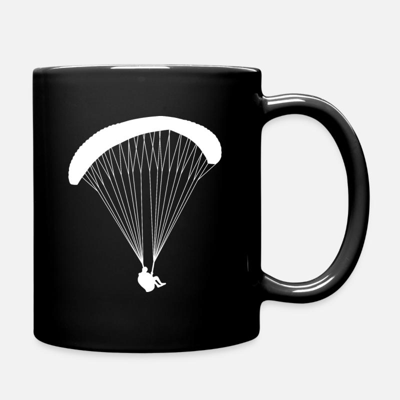 Gleitschirm - Tasse einfarbig - Schwarz