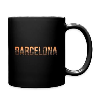 Barcelone Espagne Catalogne Inscription - Mug uni - noir - Droite