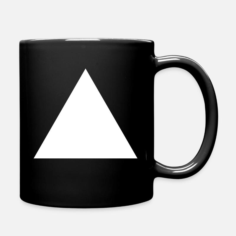 Triangle - Full Colour Mug - black