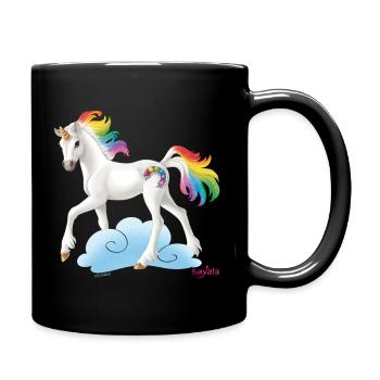 Schleich bayala Regenbogeneinhorn Tasse - Tasse einfarbig - Schwarz - Rechts