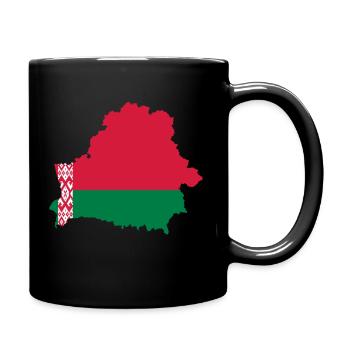 Belarus - Full Colour Mug - black - Right
