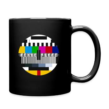 Envoyer une pause - Image de test - Philips PM5544 - Oldschool - Mug uni - noir - Droite