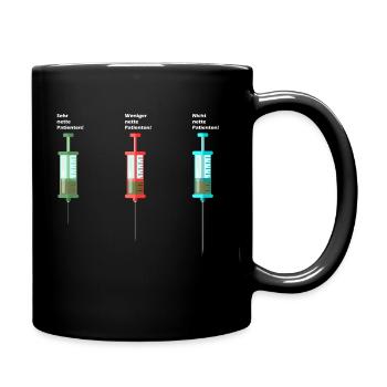Seringue Docteur Infirmière Infirmière - Mug uni - noir - Droite