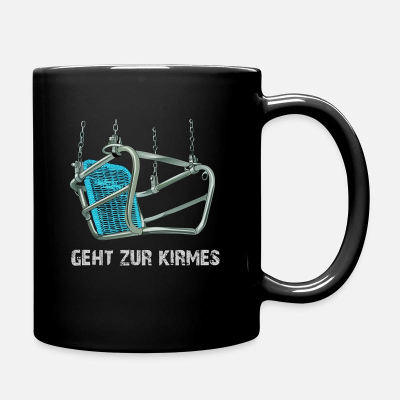 Kirmes Carrousel Aller à la foire - Mug uni - noir
