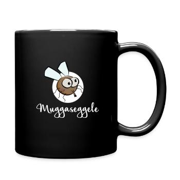Swabian Muggaseggele Schwabischer dialect - Full Colour Mug - black - Right