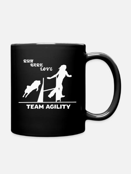 Dog Sport Agility Team chien ami - Mug uni - noir