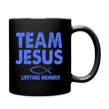 Jesus - Full Colour Mug - black - Right