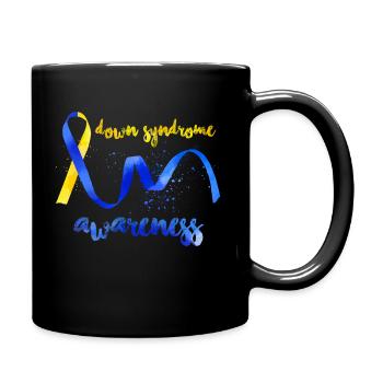 Sensibilisation au syndrome de Down - Mug uni - noir - Droite