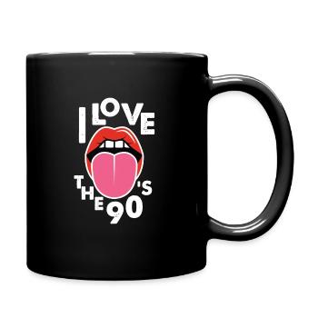I love the 90s Stones Funny Gift - Full Colour Mug - black - Right