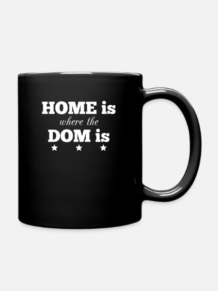 Kölner Dom - Tasse einfarbig - Schwarz