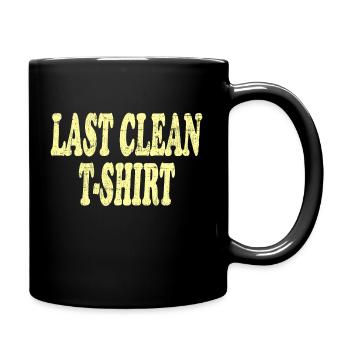 Want to express you loves being Clean? "Last - Full Colour Mug - black - Right