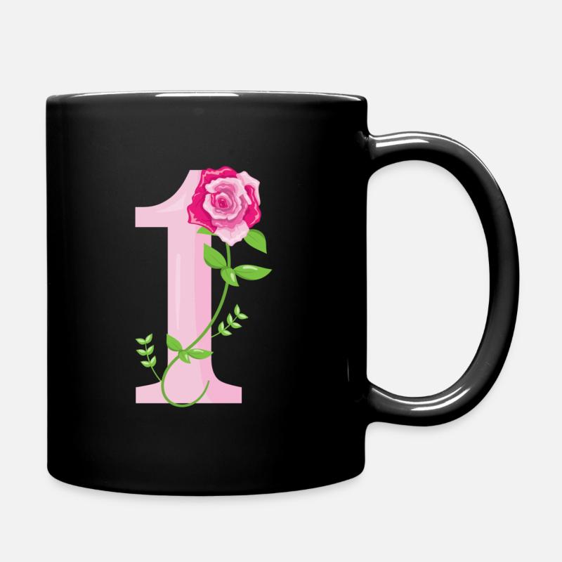 1 NOMBRE - Mug uni - noir