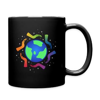 Tolerance Hands Cohesion Cool Gift - Full Colour Mug - black - Right