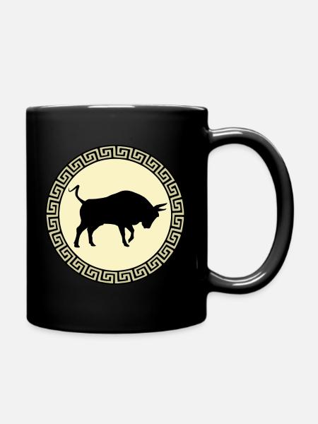 Greece, Leonidas, Sparta, Athens - Full Colour Mug - black