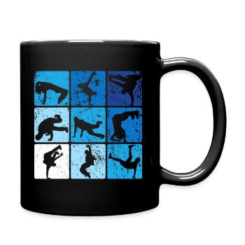 break dancing - Full Colour Mug - black - Right